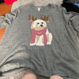 Christmas dog sweater from Catherine’s size 4x
